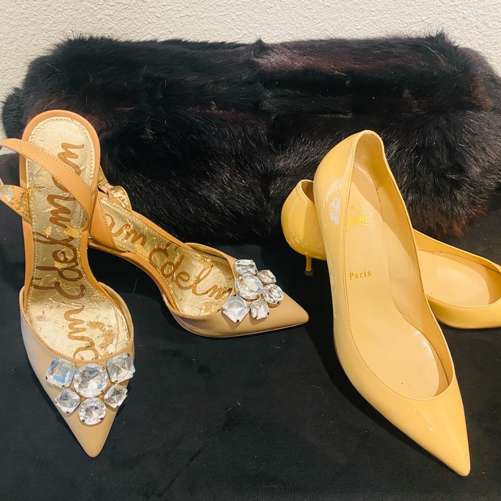 💕Both -  Christian Louboutin & the Sam Edelman Heels